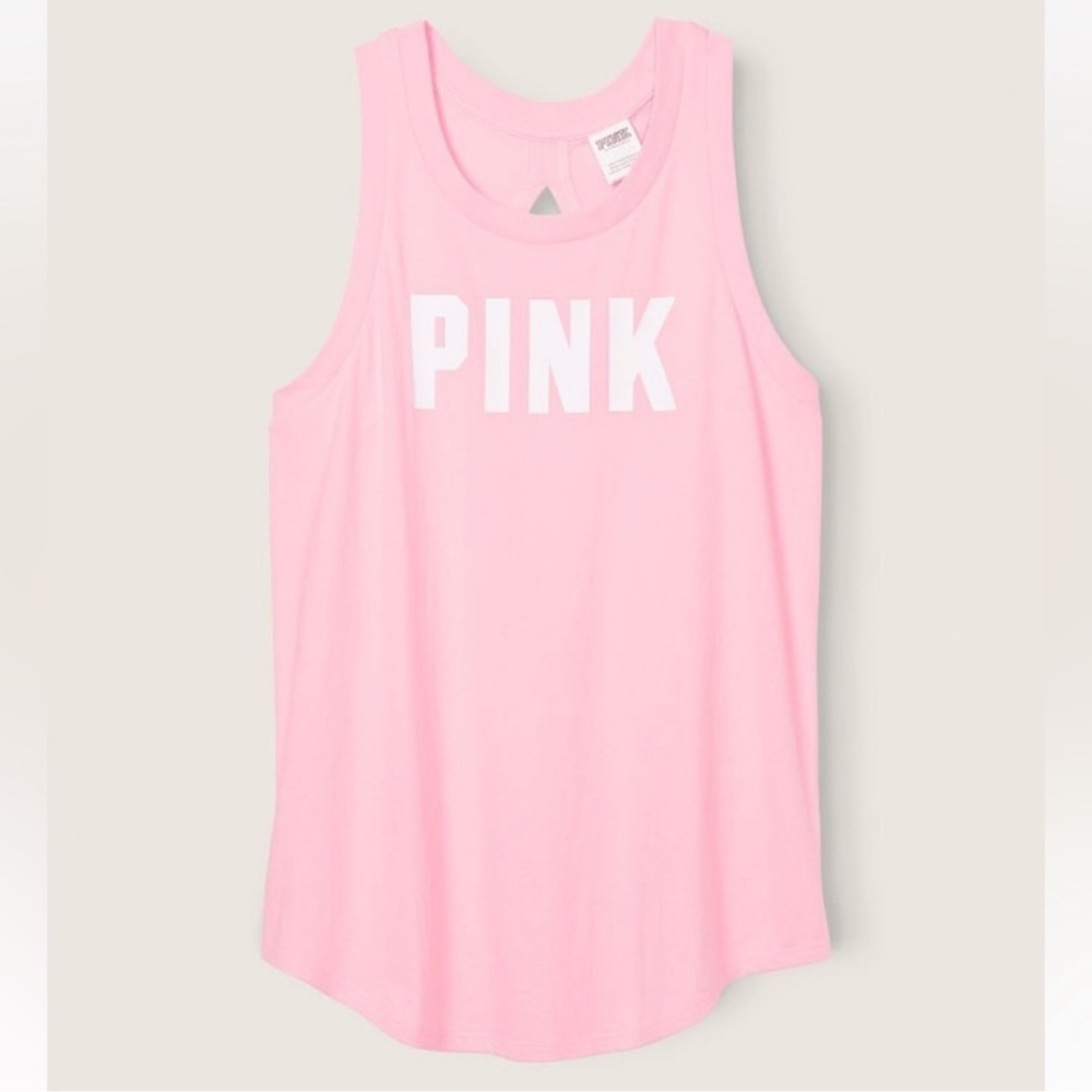 Victoria's Secret Pink Knit Racerback Tank Top | Pink | NWOT. XS.